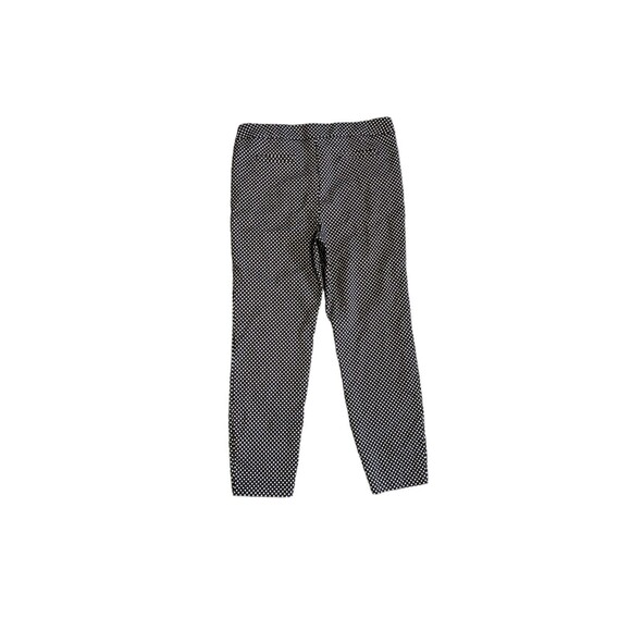 Soho Apparel Black White Plaid Stretchy Crepe Pants High Waist Pull On PL - Picture 3 of 3